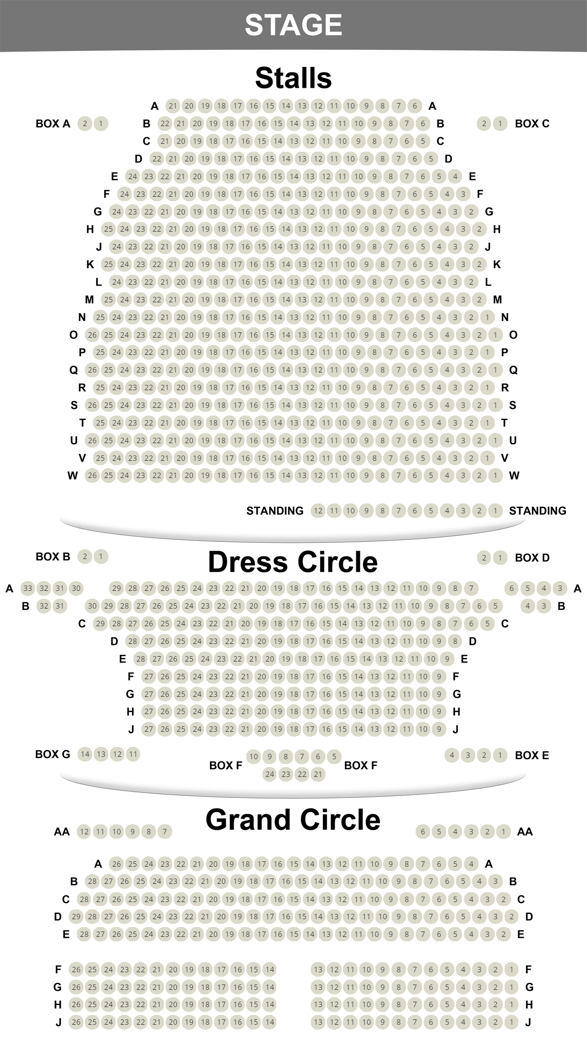 Apollo Theatre Seating Plan | London Theatre Guide